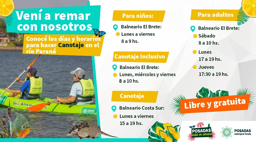 Vení a remar a El Brete 